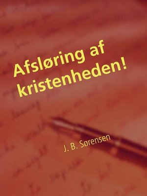 cover image of Afsløring af kristenheden!